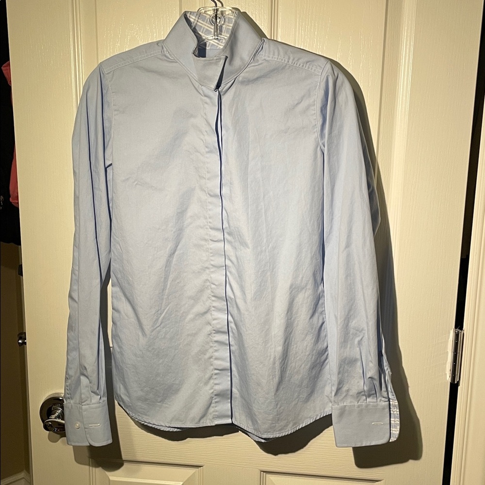 Women's Light Blue English Riding Show Shirt
